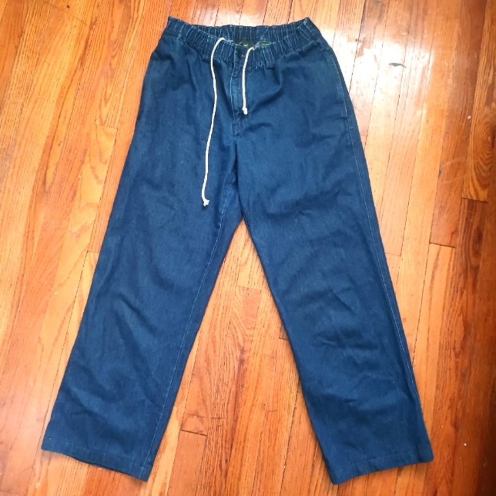 Eddie Bauer denim drawstring pants size/s